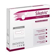 Sikatris, silikonowy plastrer na blizny, po mastopeksji, 17 cm x 7,6 cm, 1 szt.