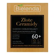 Bielenda Złote Ceramidy, głęboko odbudowujący krem przeciwzmarszczkowy 60+, 50 ml