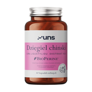 Uns Dzięgiel Chiński + Bioperine, kapsułki, 60 szt.