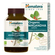 Himalaya Organic Ashwagandha, tabletki, 60 szt.