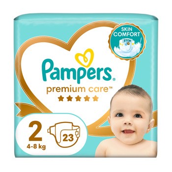 Pampers Premium Care 2, pieluszki 4 - 8 kg, 23 szt.