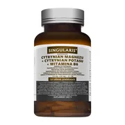 Singularis Cytrynian Magnezu + Cytrynian Potasu + Wit. B6, tabletki powlekane, 120 szt.