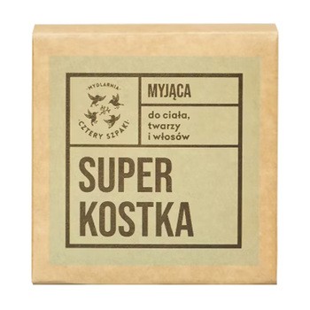 Mydlarnia 4 Szpaki, superkostka myjąca do ciała, twarzy i włosów, 75 g