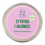 Mydlarnia 4 Szpaki Cytryna i Jałowiec, rozświetlający mus do ciała, 150 ml