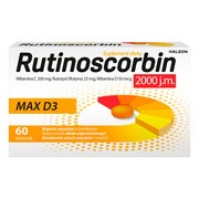 Rutinoscorbin Max D3, tabletki, 60 szt.