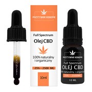 Pozytywne Konopie, olejek konopny CBD 25%, 10 ml