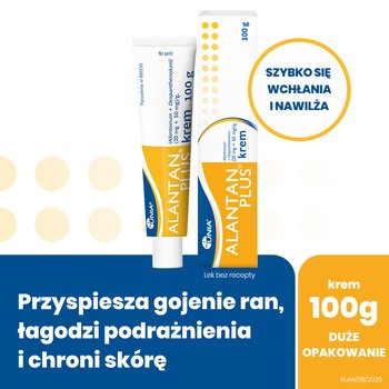Alantan Plus, (20 mg + 50 mg)/g, krem, 100 g