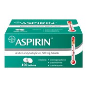 Aspirin, 500 mg, tabletki, 100 szt.