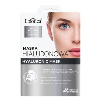 L`Biotica Maska Hialuronowa na tkaninie, 23 ml