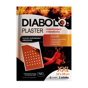 Diabolo Plaster, rozgrzewający plaster z kapsaicyną, 1 szt.