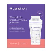 Lansinoh, woreczki do przechowywania pokarmu, 25 szt.