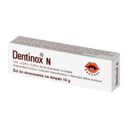 Dentinox N, 15% + 0,34% + 0,32%, żel na dziąsła, 10 g