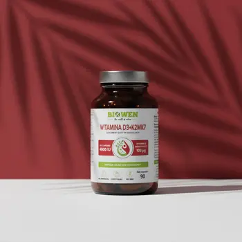 Biowen Witamina D3+K2MK7, kapsułki miękkie, 90 szt.