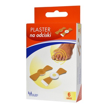 Plaster na odciski, 400 mg/g (400 mg/plaster), plaster leczniczy, 6 szt.