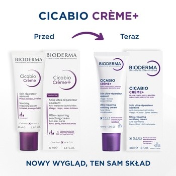 Bioderma Cicabio Creme+, krem naprawczo-kojący, 40 ml