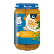 Gerber Junior, warzywa z kurczakiem i kaszą, 12m+, 250 g