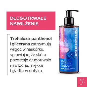 Vianek, prebiotyczny żel do mycia twarzy nawilżający, 300 ml