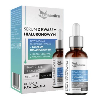 EkaMedica, serum do twarzy z kwasem hialuronowym, 20 ml