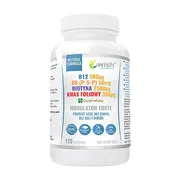 Wish B12+ B6(P-5-P) + Biotyna + Kwas foliowy Modulator Forte, 120szt.