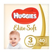 Huggies Elite Soft 3, pieluchy (5-9 kg), 40 szt.