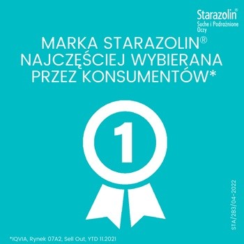 Starazolin Suche i Podrażnione Oczy, krople do oczu, 10 ml