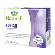 Naturell Folian, 400 µg kwasu foliowego, tabletki, 60 szt.