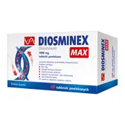 Diosminex Max, 1000 mg, tabletki powlekane, 60 szt