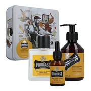 Proraso Wood&Spice, zestaw do pielęgnacji brody, szampon do brody, 200 ml + balsam do brody, 100 ml + olejek do brody, 30 ml