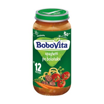 BoboVita, spaghetti po bolońsku, 12 m+, 250 g