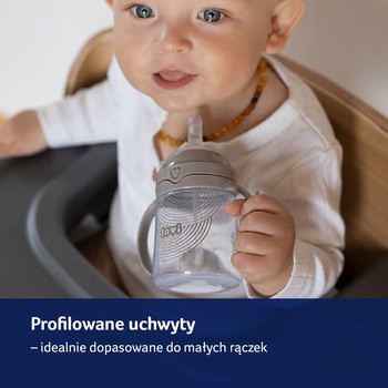 Canpol Lovi, Harmony, pierwszy kubek z obciążoną słomką, 6 m+, 150 ml