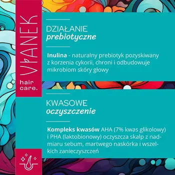 Sylveco Vianek, prebiotyczny peeling kwasowy do skóry głowy, 150 g