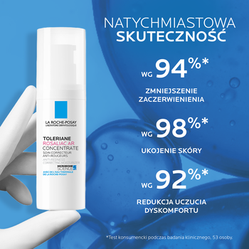 La Roche-Posay, Toleriane Rosaliac AR, kuracja przeciw zaczerwienieniom skóry, 40 ml