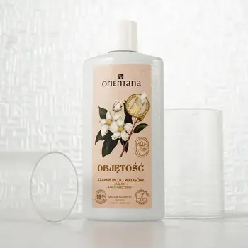 Orientana, ajurwedyjski szampon do włosów, jaśmin i migdałecznik, 210 ml