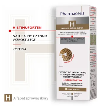 Pharmaceris H-Stimuforten, preparat do intensywnej kuracji stymulującej wzrost włosów, 125 ml
