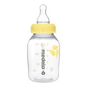 Medela, butelka 150 ml + smoczek silikonowy wolny przepływ, rozmiar S