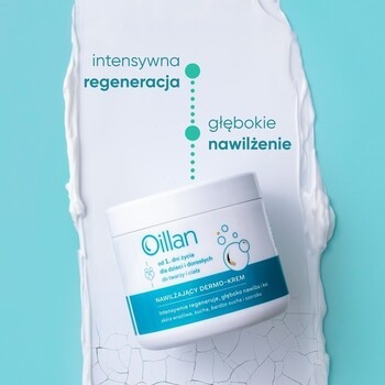 Zestaw 2 x Oillan, nawilżający dermo-krem, 500 ml
