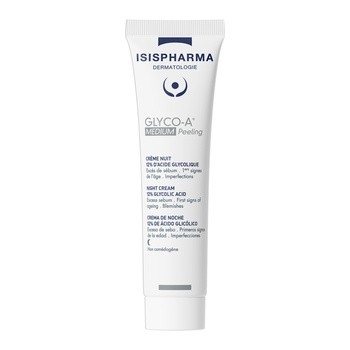 ISISPHARMA GLYCO A Medium peeling, krem na noc z 12% kwasem glikolowym, 30 ml