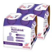 Zestaw 2x Nutridrink Protein, rześki smak czerwonych owoców, płyn, 4 x 125 ml
