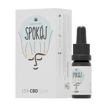 Spokój 15% CBD, krople, 10 ml