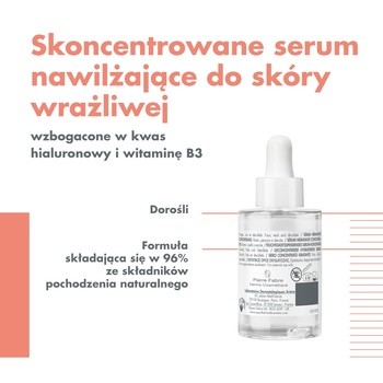 Avene Eau Thermale Hydrance Boost, skoncentrowane serum nawilżające, 30 ml