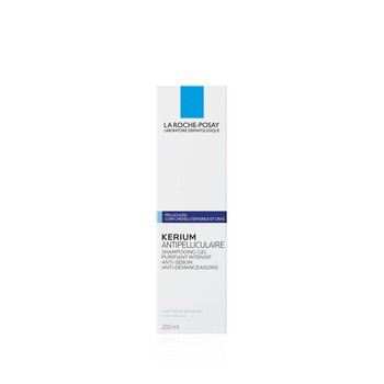La Roche-Posay, Kerium, szampon-żel przeciwłupieżowy, włosy tłuste, 200 ml