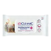 Cleanic Antibacterial Travel Pack, chusteczki odświeżające, 40 szt.