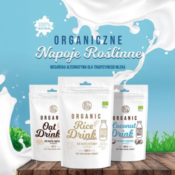 Diet-Food, Bio napój ryżowy w proszku, 200 g
