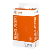 DOZ PRODUCT Rękawice lateksowe, bezpudrowe, rozmiar L, 10 szt.