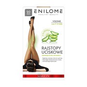 Enilome Healthy Beauty Aloe, rajstopy uciskowe, półmatowe, kolor Visone, rozmiar S, 20 DEN