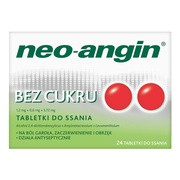 Neo-Angin bez cukru, tabletki do ssania, 24 szt.