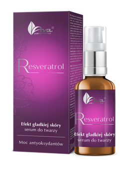 Ava Resveratrol, wygładzające serum do twarzy, 30 ml