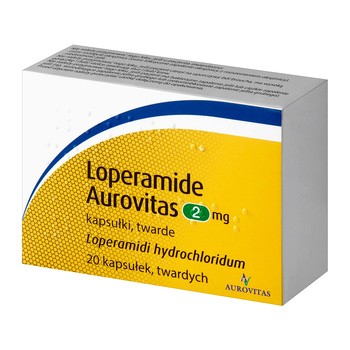 Loperamide Aurovitas, 2 mg, kapsułki twarde, 20 szt.