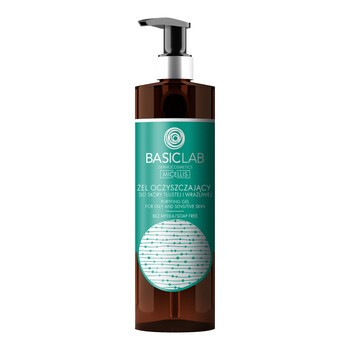 BasicLab Micellis, żel oczyszczający do skóry tłustej i wrażliwej, 300 ml