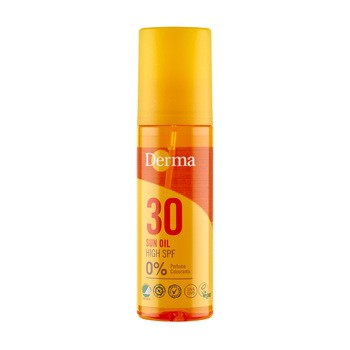 Derma Sun, olejek do opalania SPF 30, 150 ml